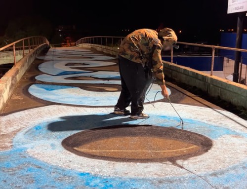 DROPSONER | Vertical Graffiti Big 3D Letters